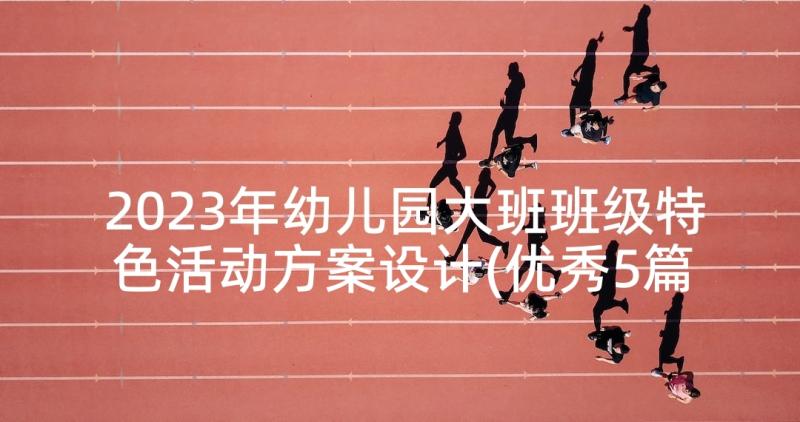 2023年幼儿园大班班级特色活动方案设计(优秀5篇)