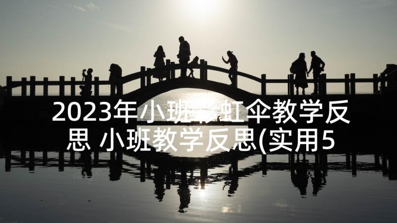 2023年小班彩虹伞教学反思 小班教学反思(实用5篇)