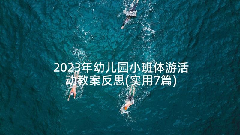 2023年幼儿园小班体游活动教案反思(实用7篇)