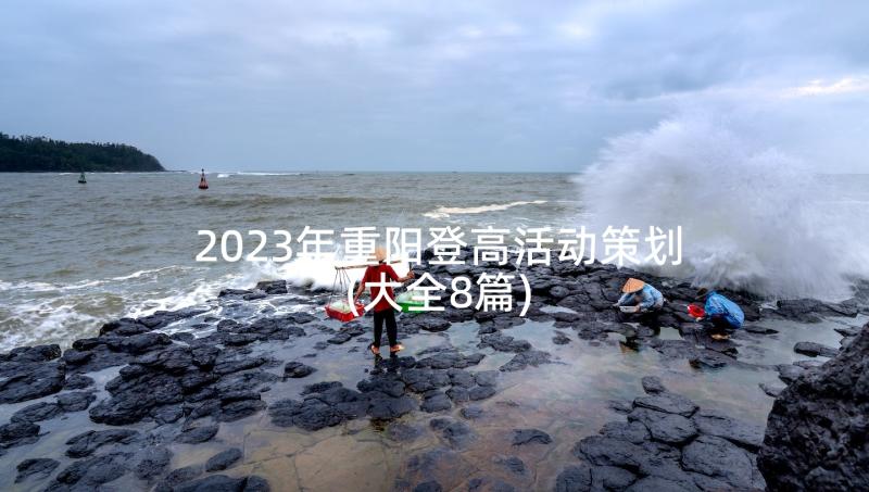 2023年重阳登高活动策划(大全8篇)