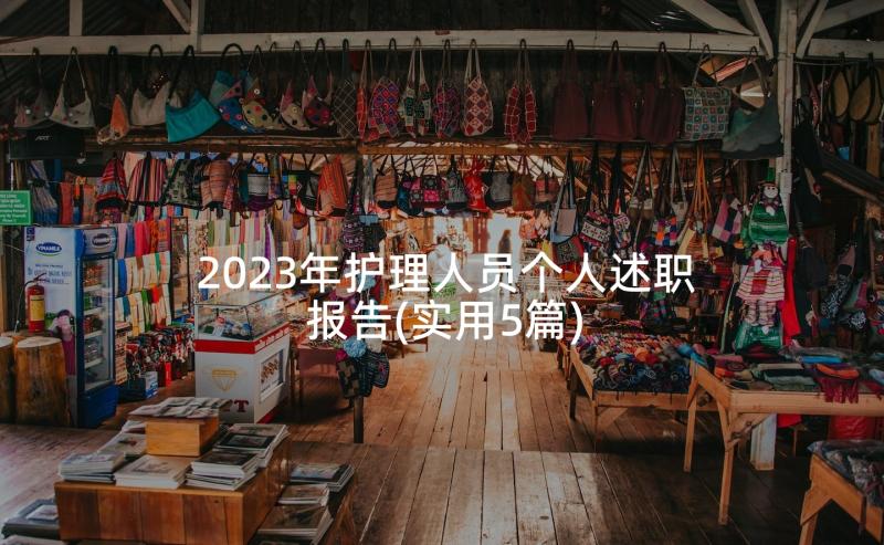 2023年护理人员个人述职报告(实用5篇)