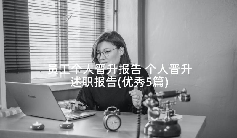 员工个人晋升报告 个人晋升述职报告(优秀5篇)