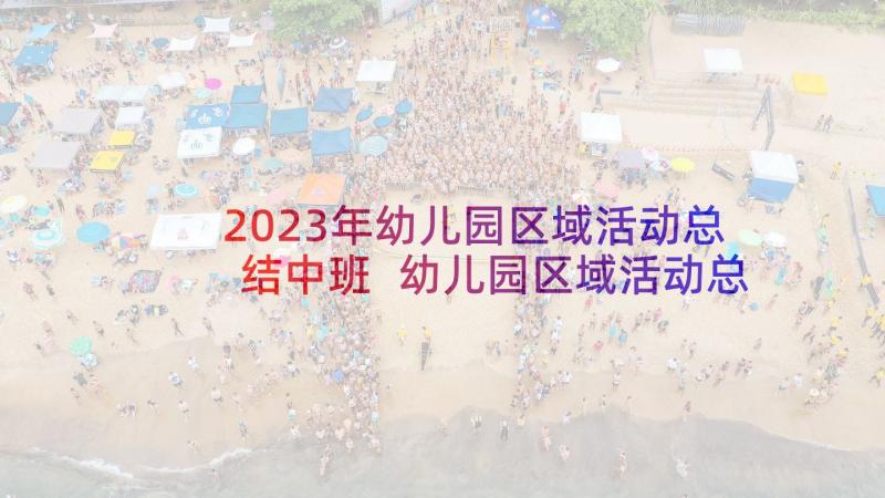 2023年幼儿园区域活动总结中班 幼儿园区域活动总结(汇总9篇)