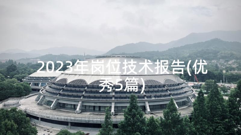 2023年岗位技术报告(优秀5篇)