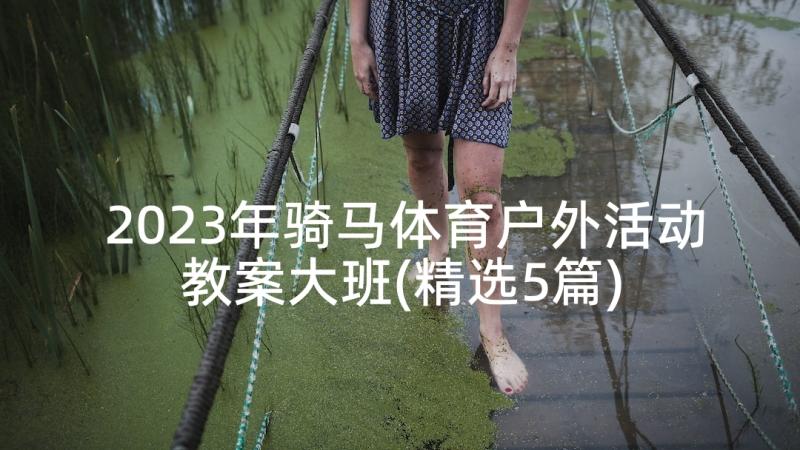 2023年骑马体育户外活动教案大班(精选5篇)