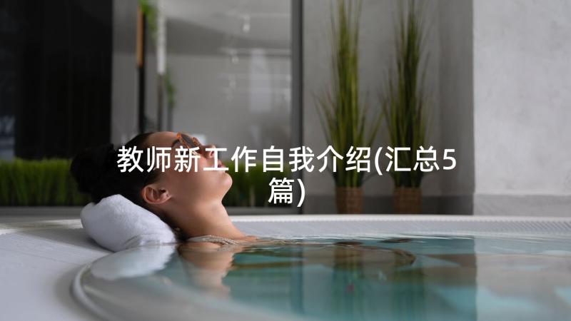 教师新工作自我介绍(汇总5篇)