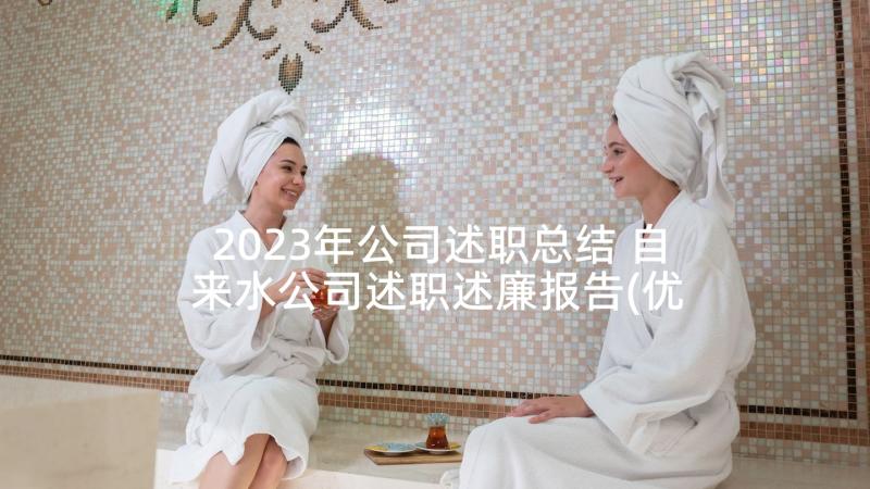 2023年公司述职总结 自来水公司述职述廉报告(优秀10篇)