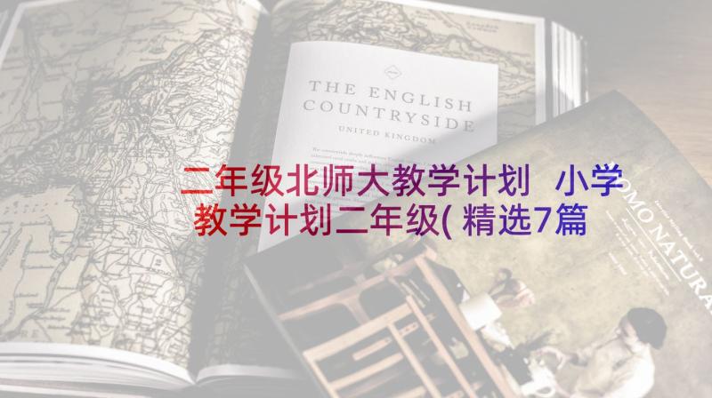 二年级北师大教学计划 小学教学计划二年级(精选7篇)