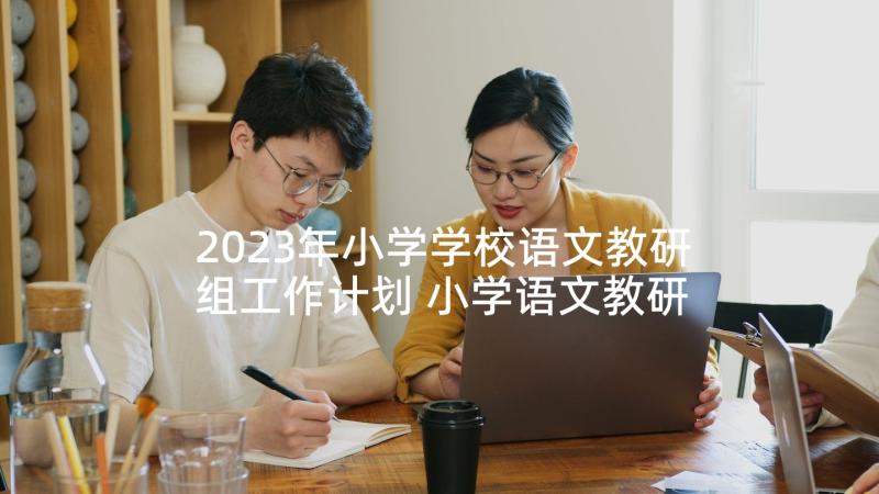 2023年小学学校语文教研组工作计划 小学语文教研组工作计划(优质9篇)