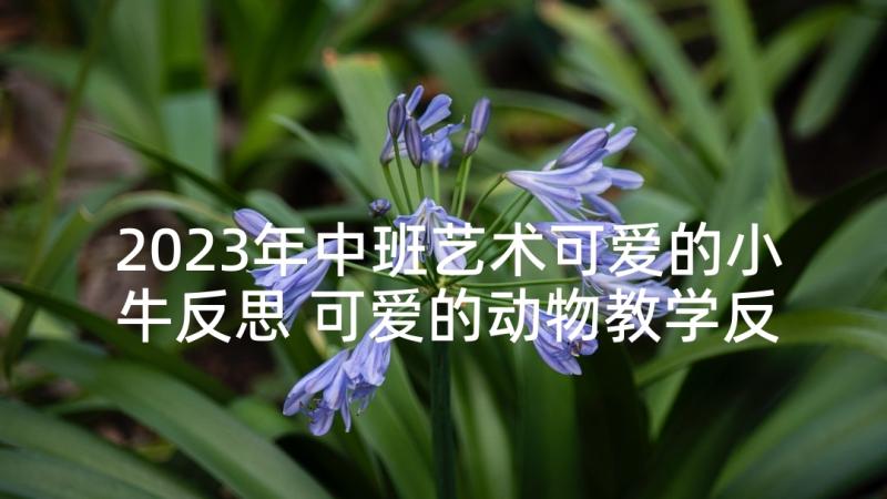 2023年中班艺术可爱的小牛反思 可爱的动物教学反思(汇总9篇)