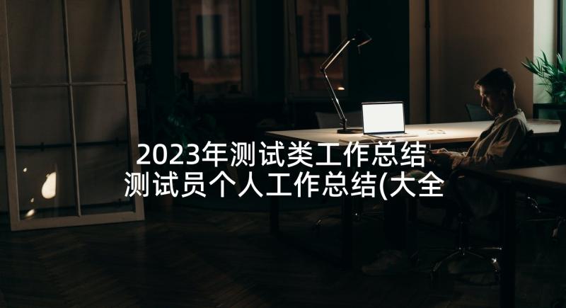 2023年测试类工作总结 测试员个人工作总结(大全6篇)