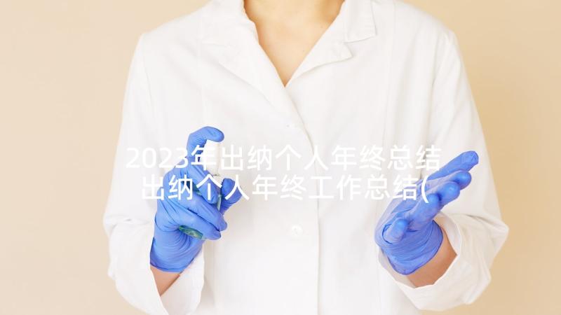 2023年出纳个人年终总结 出纳个人年终工作总结(模板6篇)