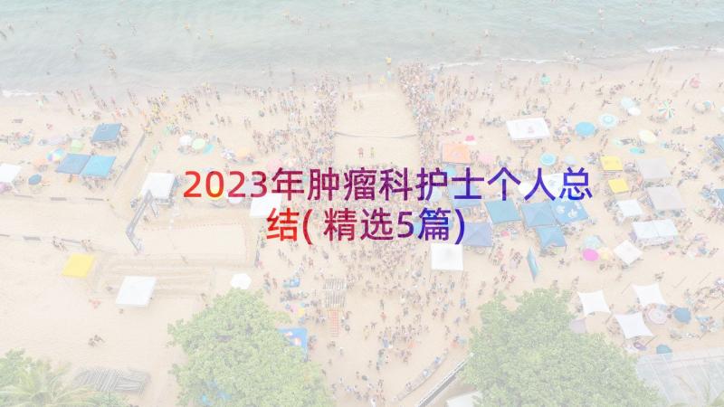 2023年肿瘤科护士个人总结(精选5篇)