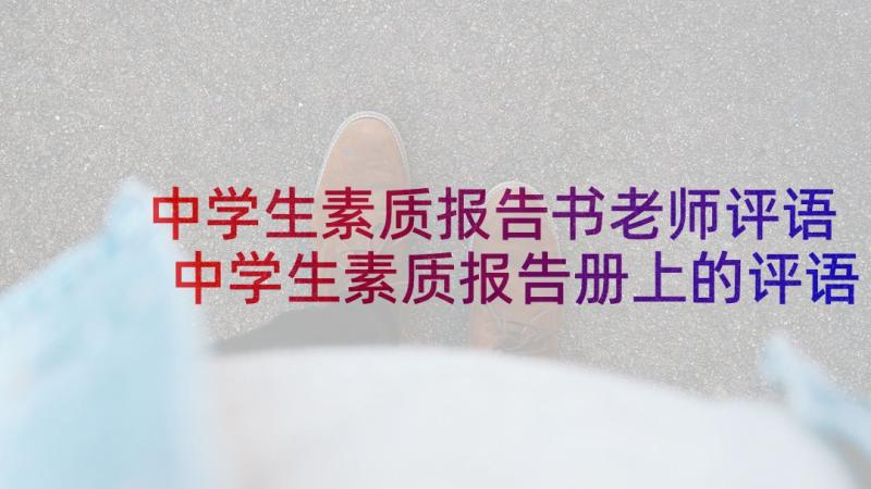 中学生素质报告书老师评语 中学生素质报告册上的评语(优秀5篇)