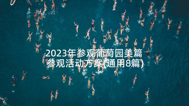 2023年参观葡萄园美篇 参观活动方案(通用8篇)