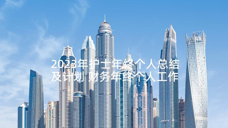 2023年护士年终个人总结及计划 财务年终个人工作总结与计划表(实用5篇)