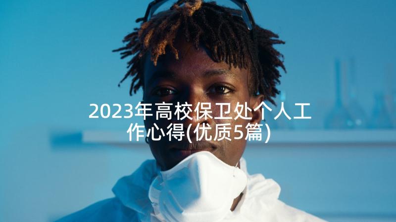 2023年高校保卫处个人工作心得(优质5篇)