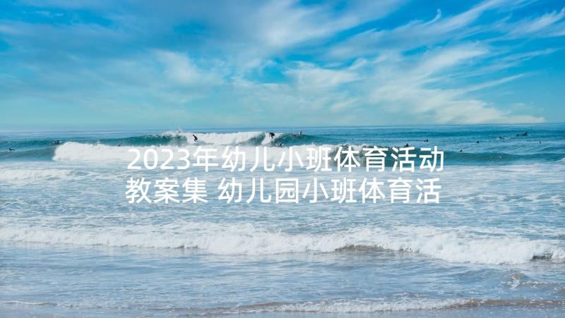 2023年幼儿小班体育活动教案集 幼儿园小班体育活动教案(精选9篇)