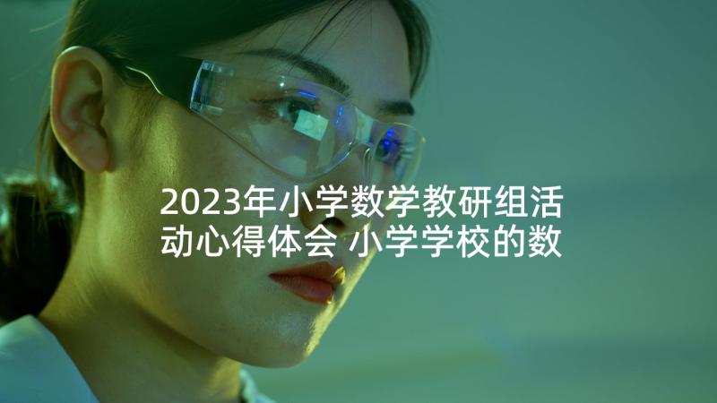 2023年小学数学教研组活动心得体会 小学学校的数学教研组活动计划(优质5篇)