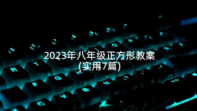 2023年八年级正方形教案(实用7篇)