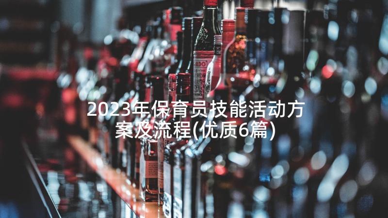 2023年保育员技能活动方案及流程(优质6篇)