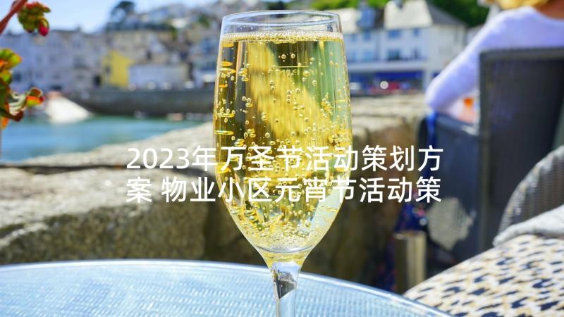 2023年万圣节活动策划方案 物业小区元宵节活动策划方案(模板5篇)