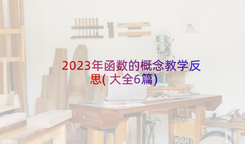 2023年函数的概念教学反思(大全6篇)