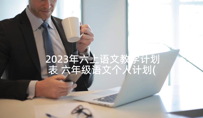 2023年六上语文教学计划表 六年级语文个人计划(汇总7篇)