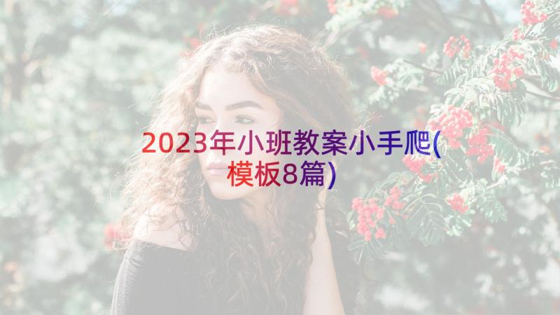 2023年小班教案小手爬(模板8篇)