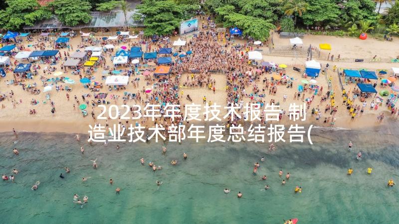 2023年年度技术报告 制造业技术部年度总结报告(模板8篇)