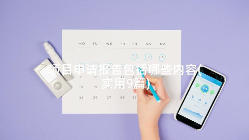 项目申请报告包括哪些内容(实用9篇)