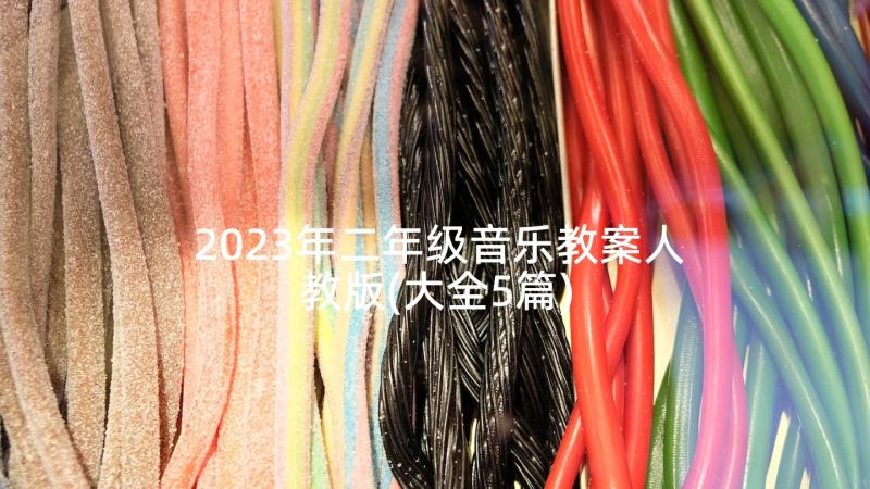 2023年二年级音乐教案人教版(大全5篇)