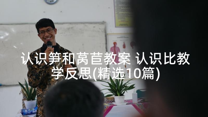 认识笋和莴苣教案 认识比教学反思(精选10篇)