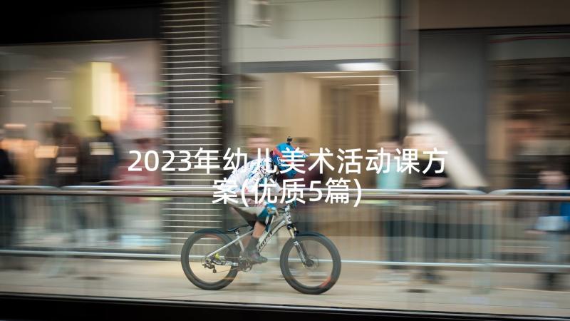 2023年幼儿美术活动课方案(优质5篇)