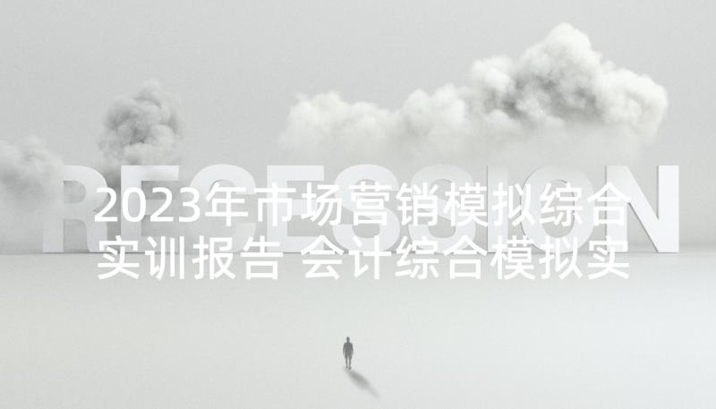 2023年市场营销模拟综合实训报告 会计综合模拟实训报告(模板5篇)