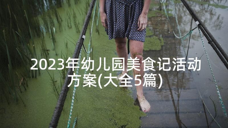 2023年幼儿园美食记活动方案(大全5篇)