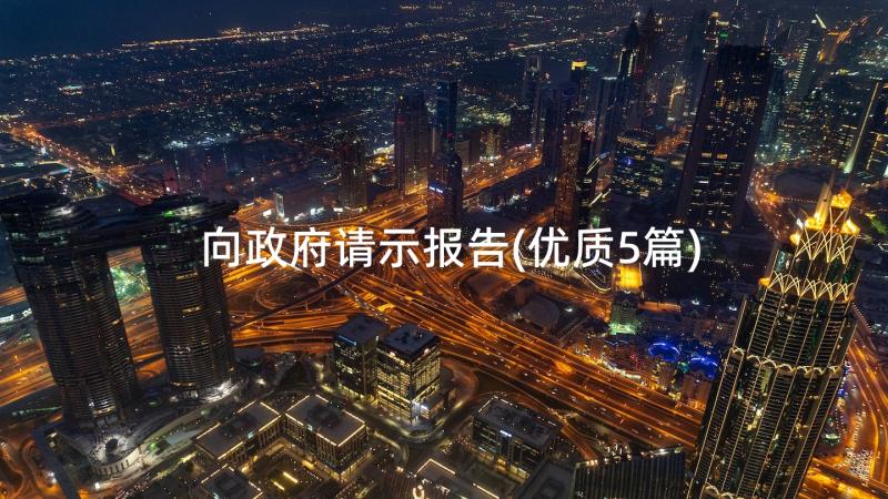 向政府请示报告(优质5篇)