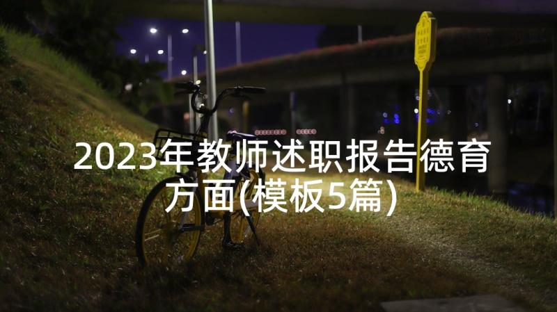 2023年教师述职报告德育方面(模板5篇)