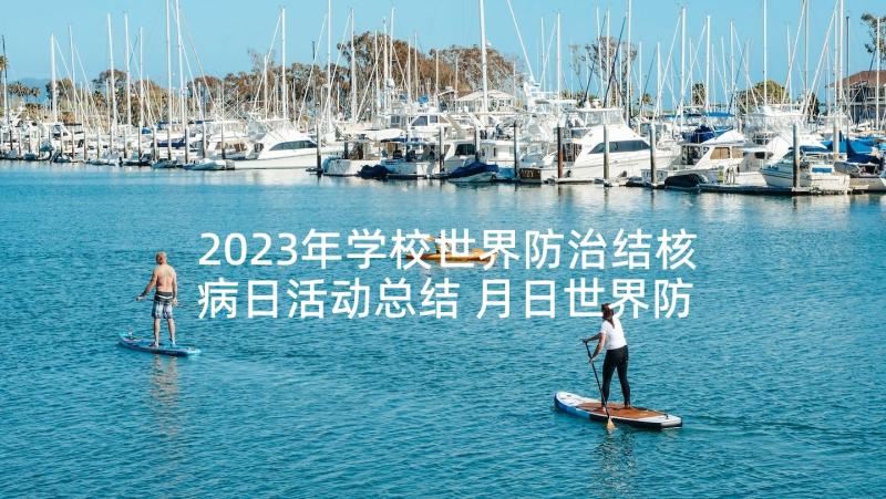 2023年学校世界防治结核病日活动总结 月日世界防治结核病日宣传活动方案(优质6篇)