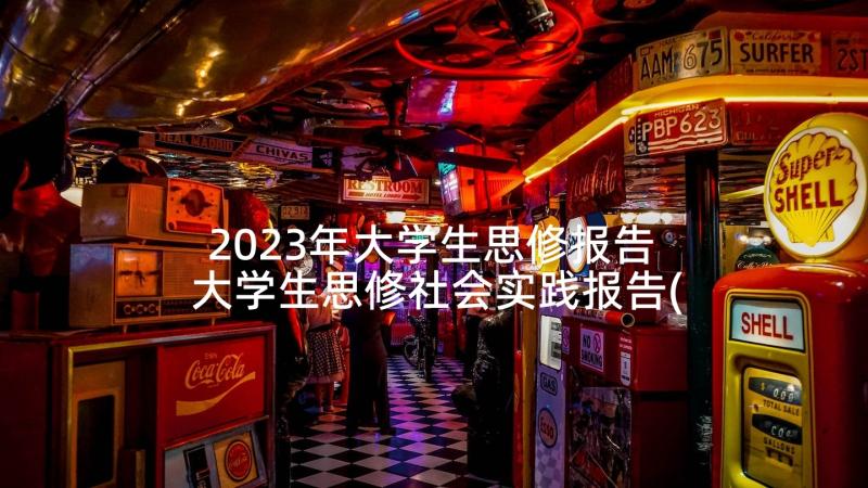 2023年大学生思修报告 大学生思修社会实践报告(实用5篇)