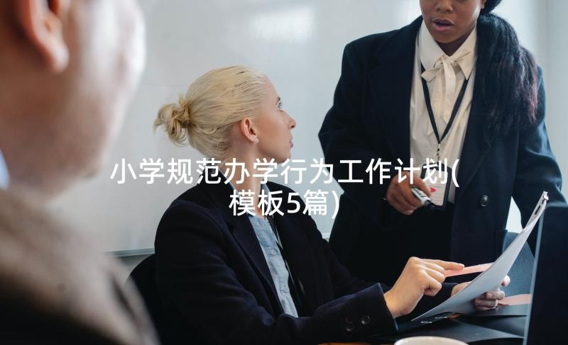 小学规范办学行为工作计划(模板5篇)