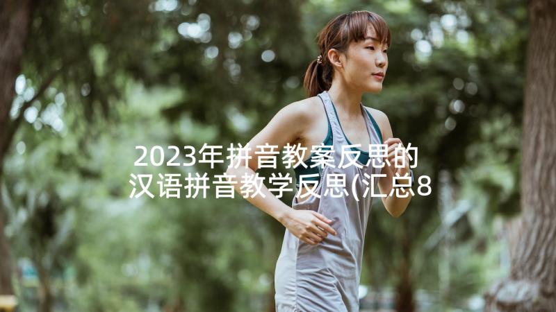 2023年拼音教案反思的 汉语拼音教学反思(汇总8篇)