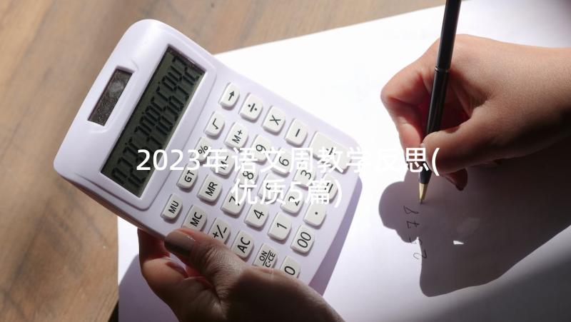 2023年语文周教学反思(优质5篇)