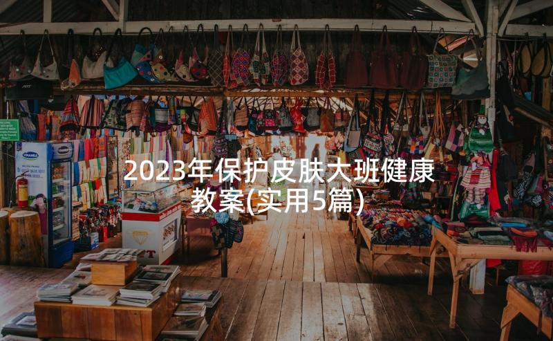 2023年保护皮肤大班健康教案(实用5篇)