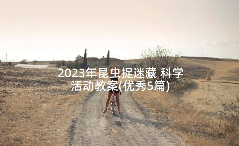 2023年昆虫捉迷藏 科学活动教案(优秀5篇)