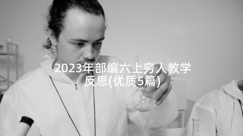 2023年部编六上穷人教学反思(优质5篇)