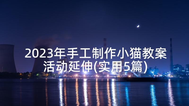 2023年手工制作小猫教案活动延伸(实用5篇)