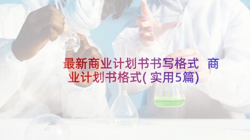 最新商业计划书书写格式 商业计划书格式(实用5篇)