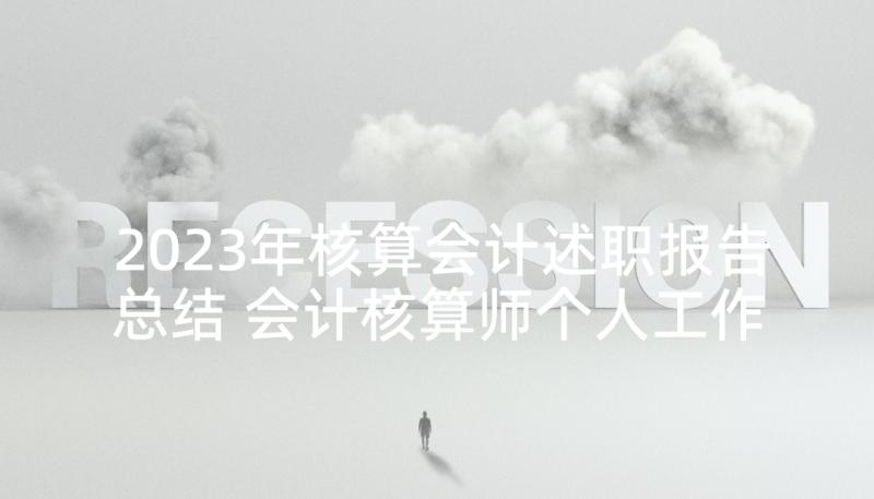 2023年核算会计述职报告总结 会计核算师个人工作述职报告(模板5篇)