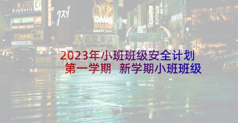 2023年小班班级安全计划第一学期 新学期小班班级安全工作计划(通用6篇)